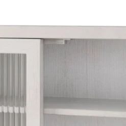 Vintage 24.8 In. Glass Double-Door Cabinet With 3 Tiers & Towel Rack-White Washed 13 Vintage 24.8 In. Glass Double-Door Cabinet With 3 Tiers & Towel Rack-White Washed -FURITURE SALE SHOP white washed tahanbath pantry organizers z w757p218128 76 1000