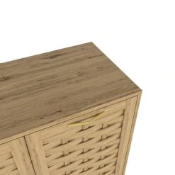 Modern Farmhouse Double Barn Door Accent Cabinet, 30 In. Brown -FURITURE SALE SHOP wood tahanbath pantry organizers z w881135223 1f 1000